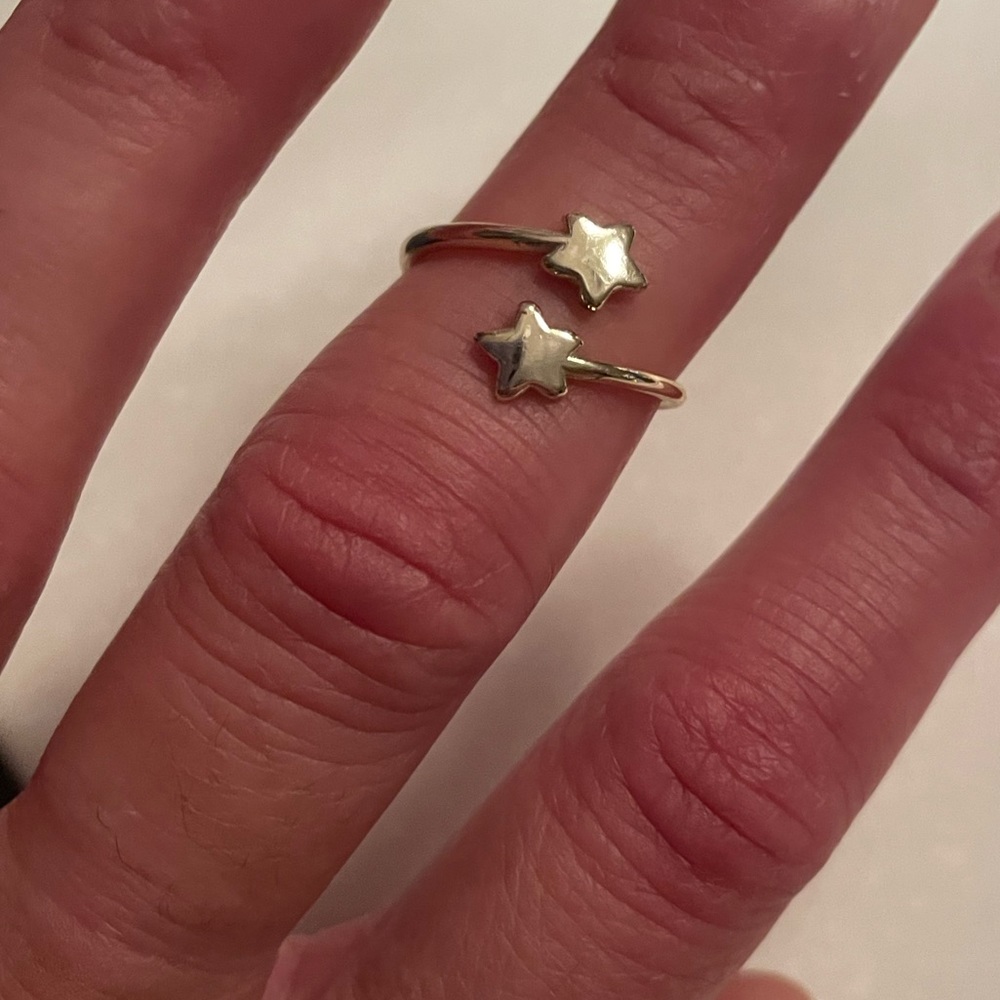 Double Star Adjustable Ring & Star Bracelet - image 5